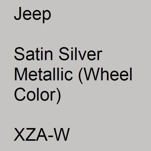 Jeep, Satin Silver Metallic (Wheel Color), XZA-W.